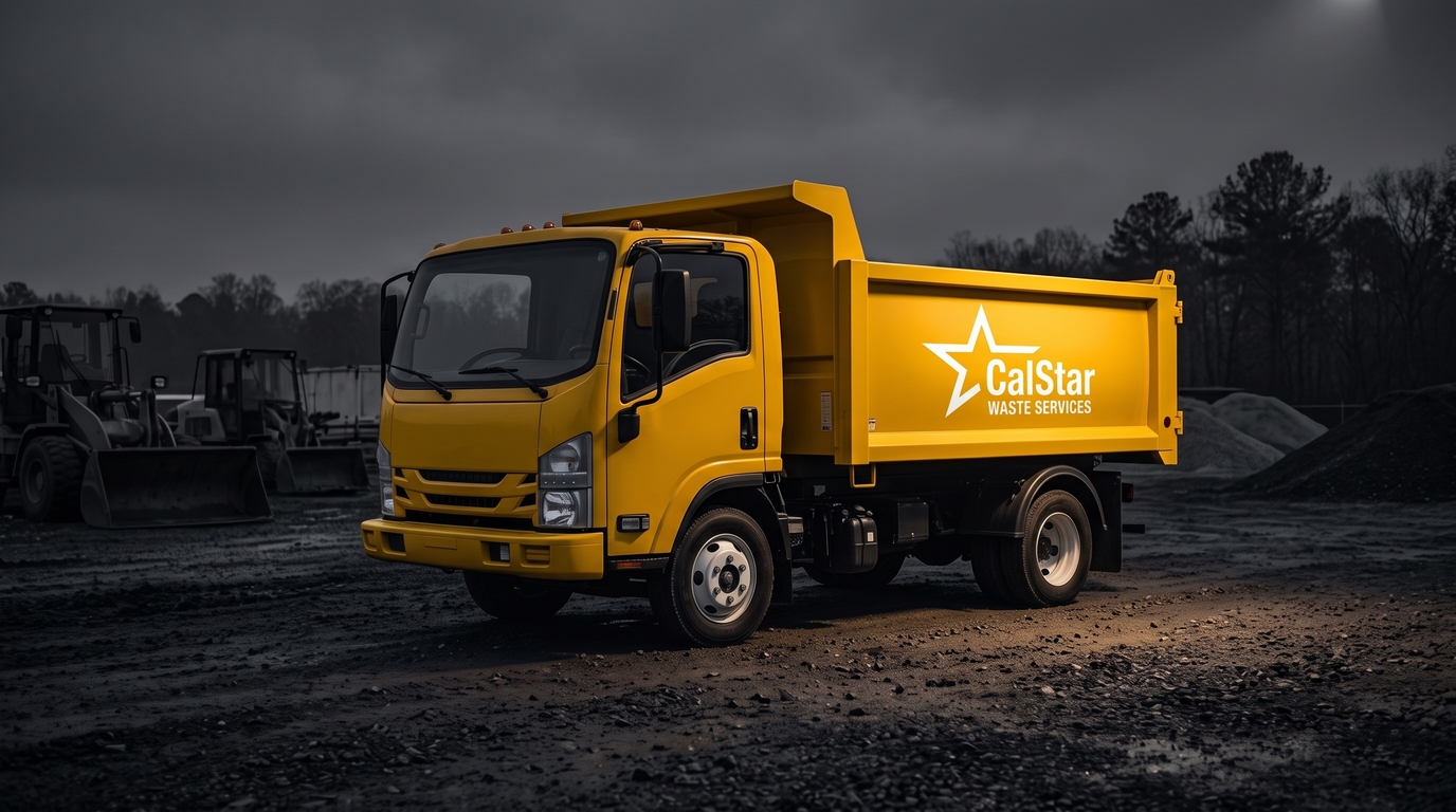 10-yard end-dump truck