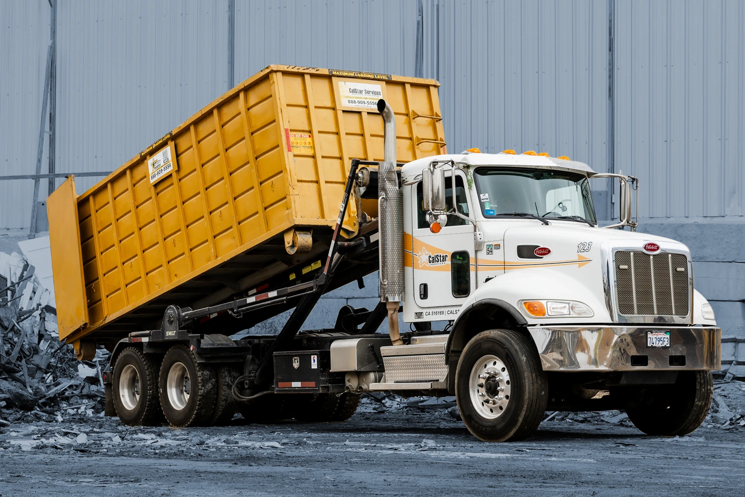 CalStar truck at the yard